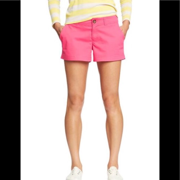 Old Navy Pants - Women's Old Navy Pink Chino Shorts